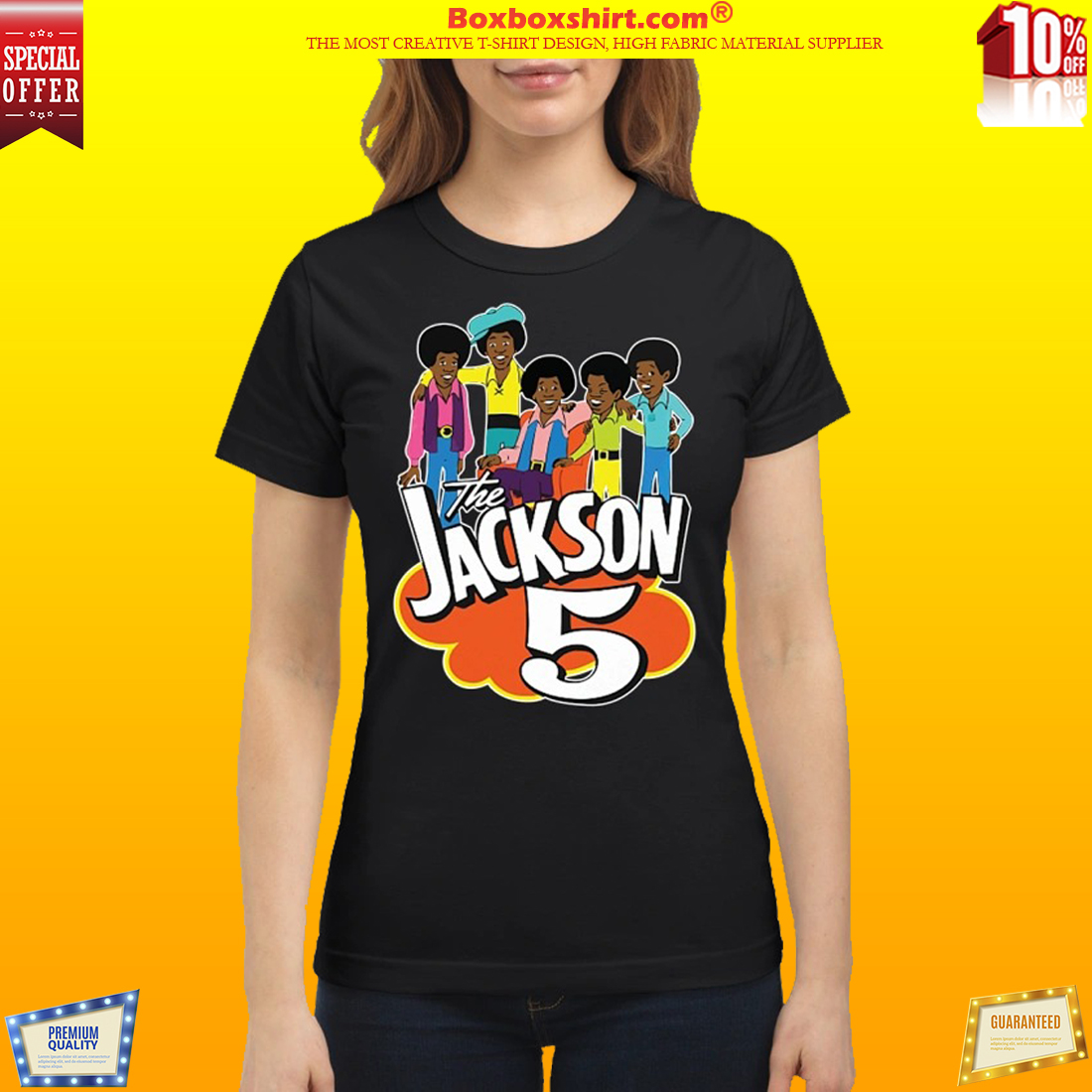 The Jackson 5 cartoon vintage retro t classic shirt