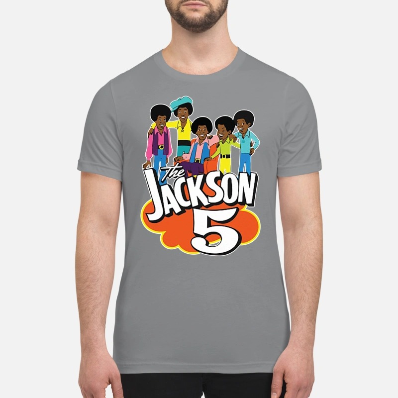 The Jackson 5 cartoon vintage retro t premium shirt