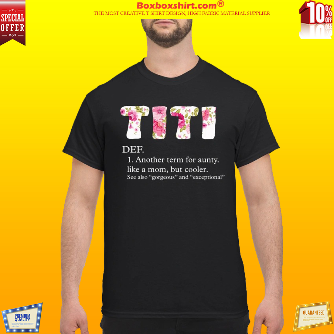 Titi defination another term for aunty classic shirt
