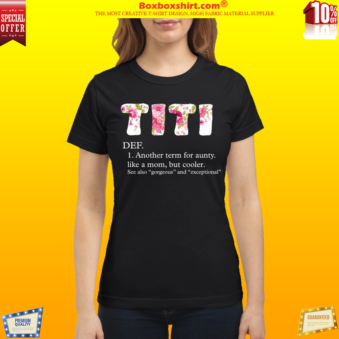 Titi defination another term for aunty shirt