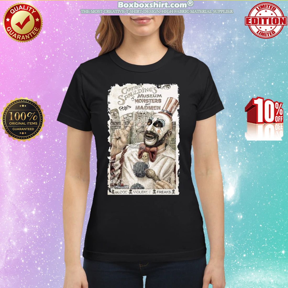 Captain Spaulding museum of monsters and madmen classic shirt