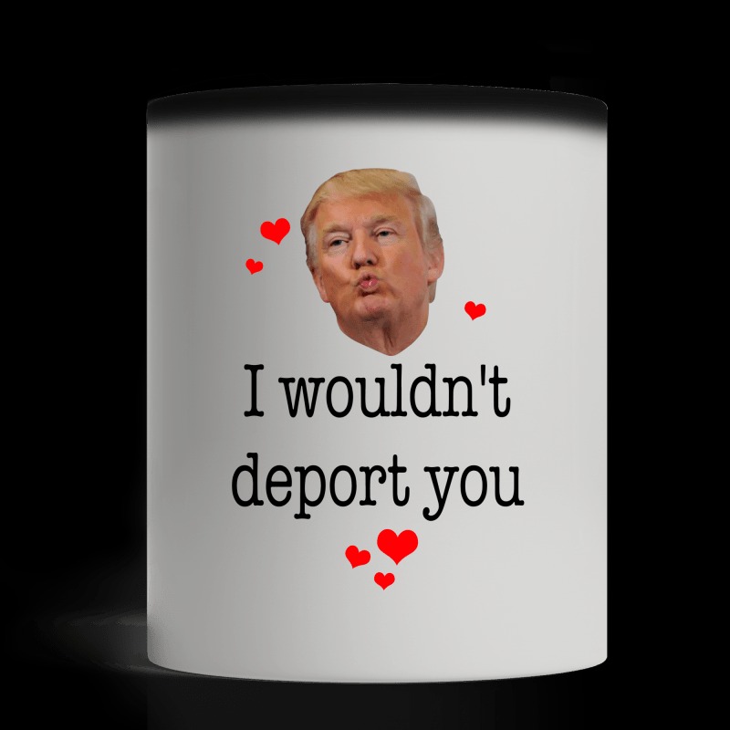 Donald Trump I wouldn't deport you magic mug