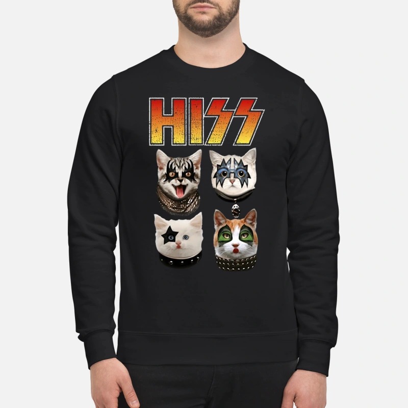 Hiss cat kiss band sweatshirt