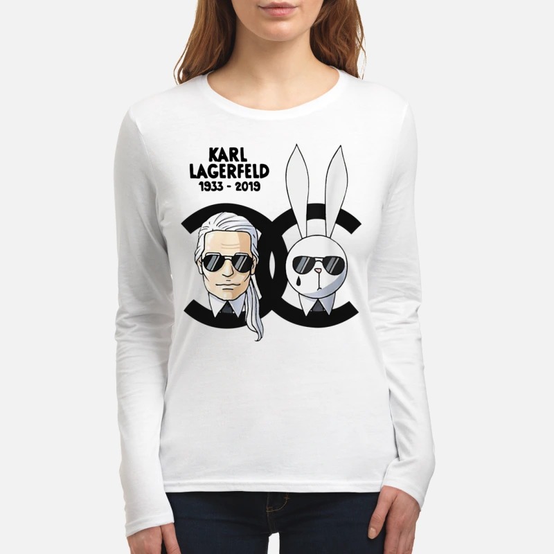Karl Lagerfeld and rabbit Chanel women's long sleeved shirt