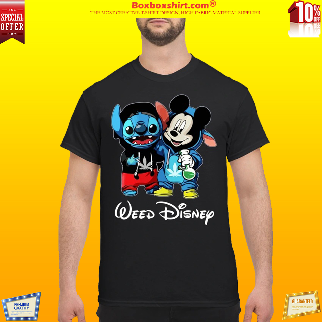 Mickey mouse and Stitch weed disney classic shirt