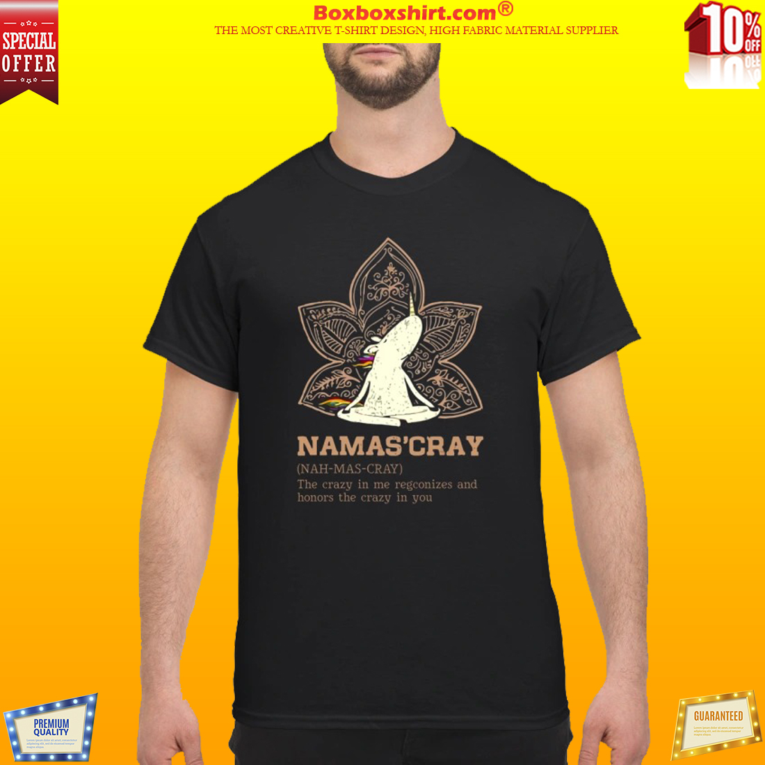 Namas'cray defination the crazy in me regconizes classic shirt