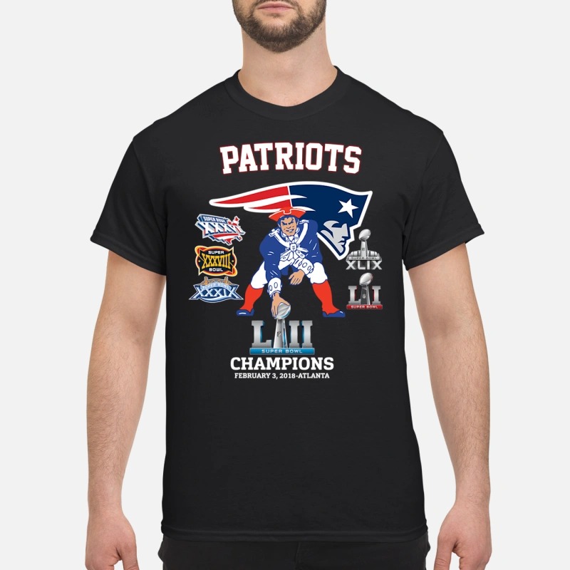 Pat Patriot super bowl 2018 champion classic men shirt