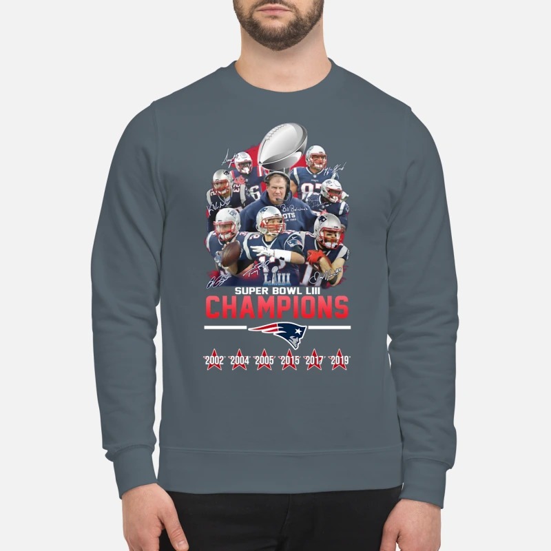 Patriots Super Bowl LIII champions sweatshirt