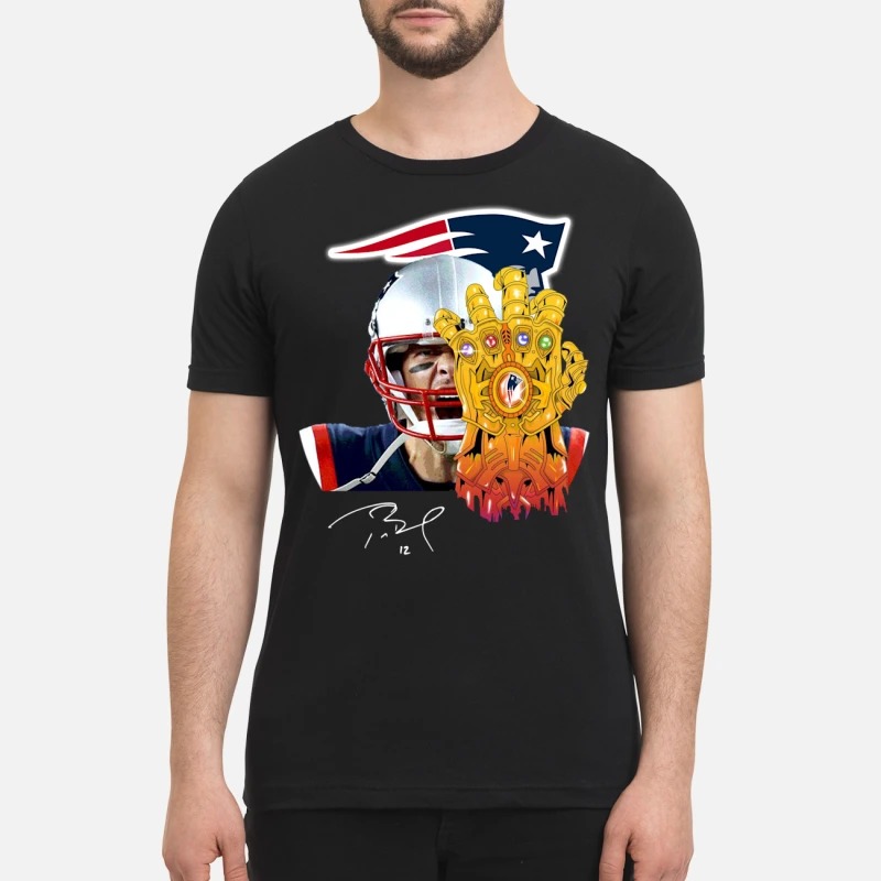 Patriots Tom Brady Thanos premium men shirt