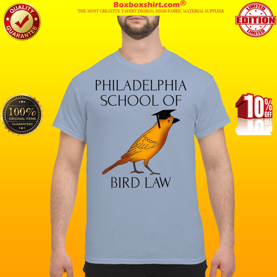 Philadelphia school of bird law shirt