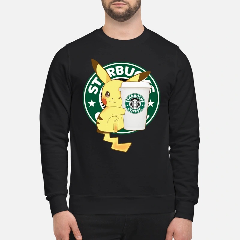 Pikachu Starbucks coffee sweatshirt