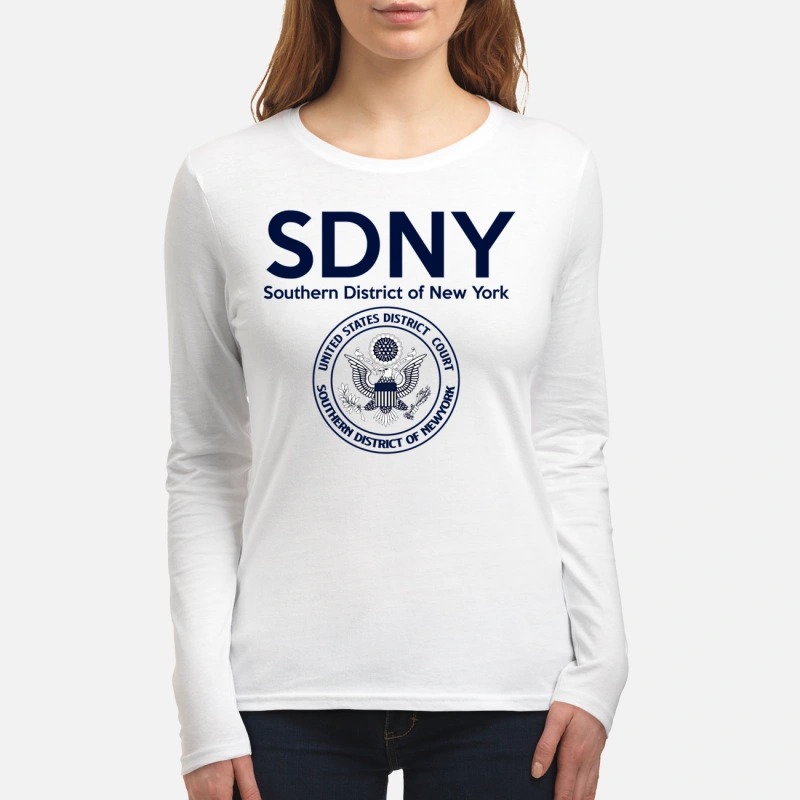 SDNY Southern district of New York women's long sleeved shirt