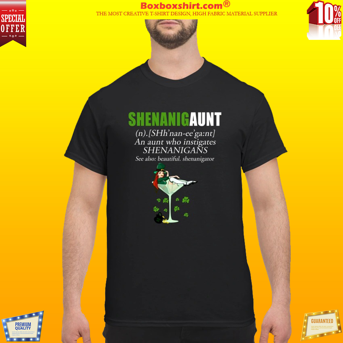 Shenanigaunt an aunt who instigates Shenanigans classic shirt