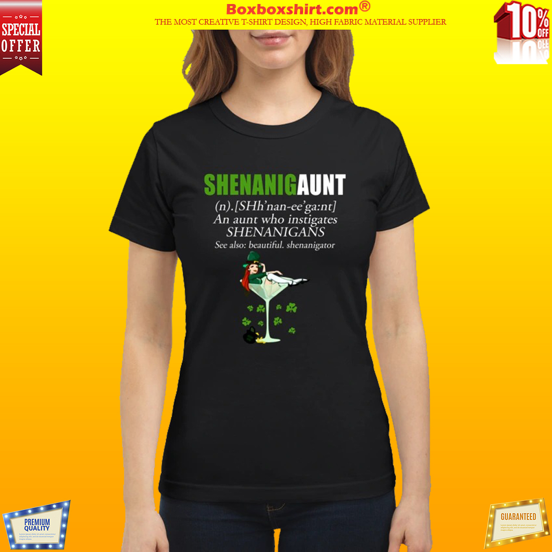 Shenanigaunt an aunt who instigates Shenanigans shirt