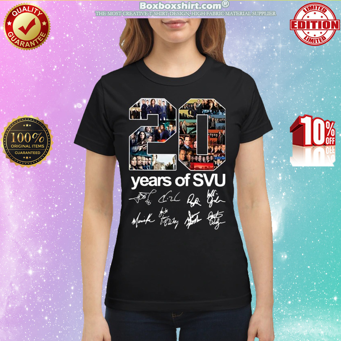 20 years of SVU signatures classic shirt