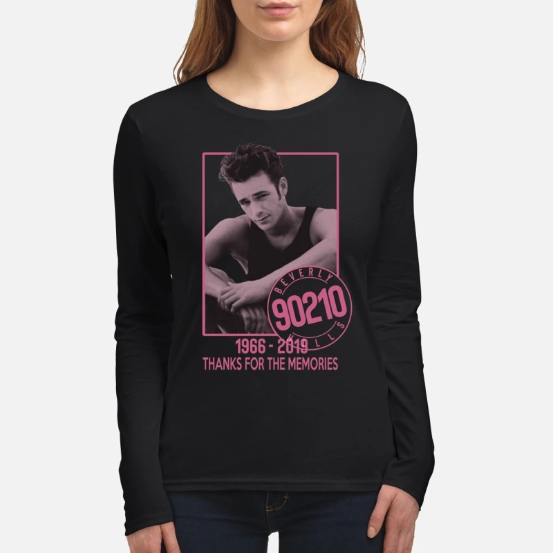 Beverly hills 90210 thanks for the memories women's long sleeved shirt