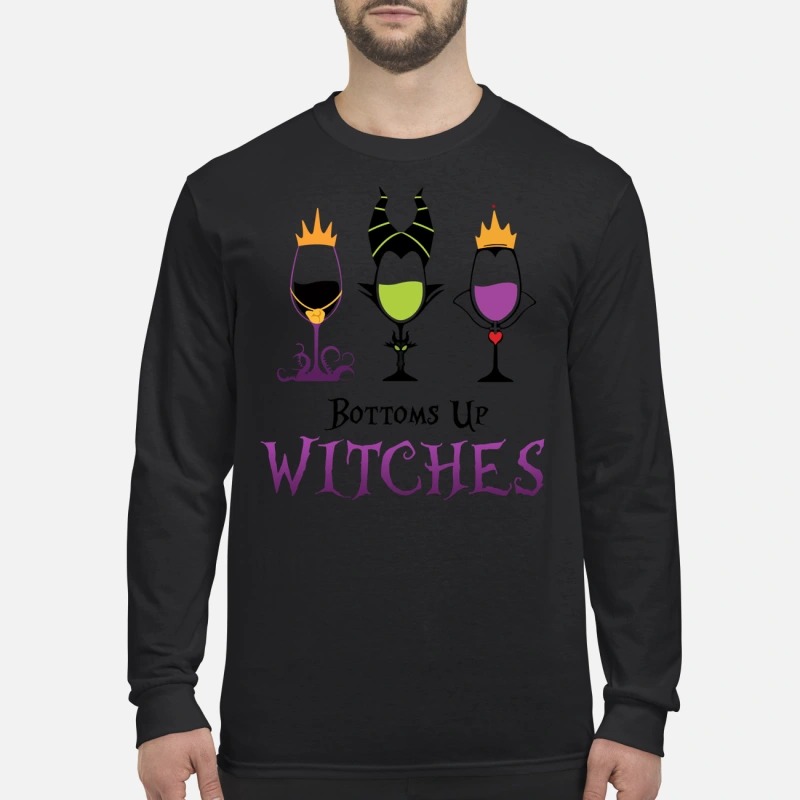 Bottoms up witches Hocus Pocus men's long sleeved shirt