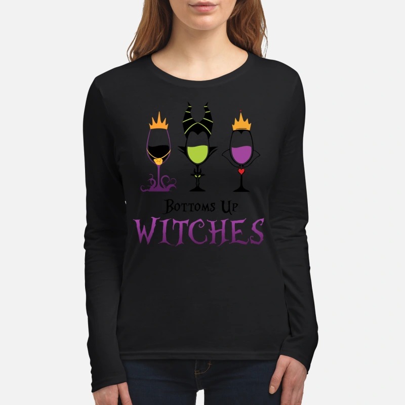 Bottoms up witches Hocus Pocus women's long sleeved shirt