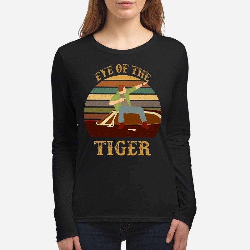 Dean Winchester eye of the tiger women's long sleeved shirt