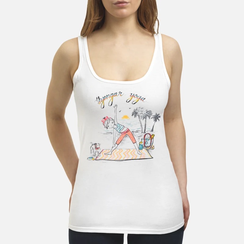 Iyengar yoga girl shirt and tank top