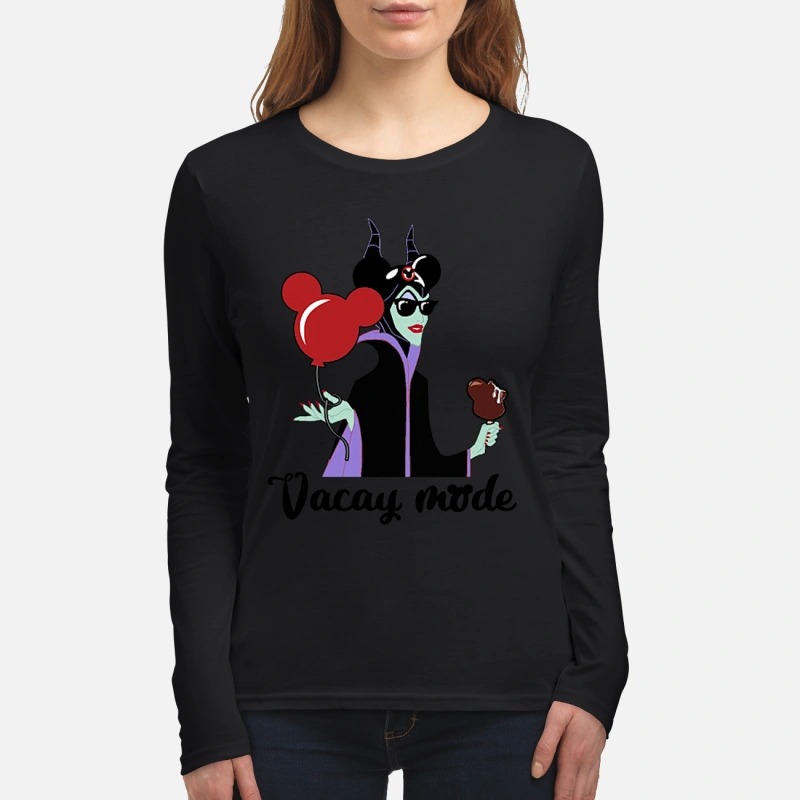 Maleficent vacay mode women's long sleeved shirt