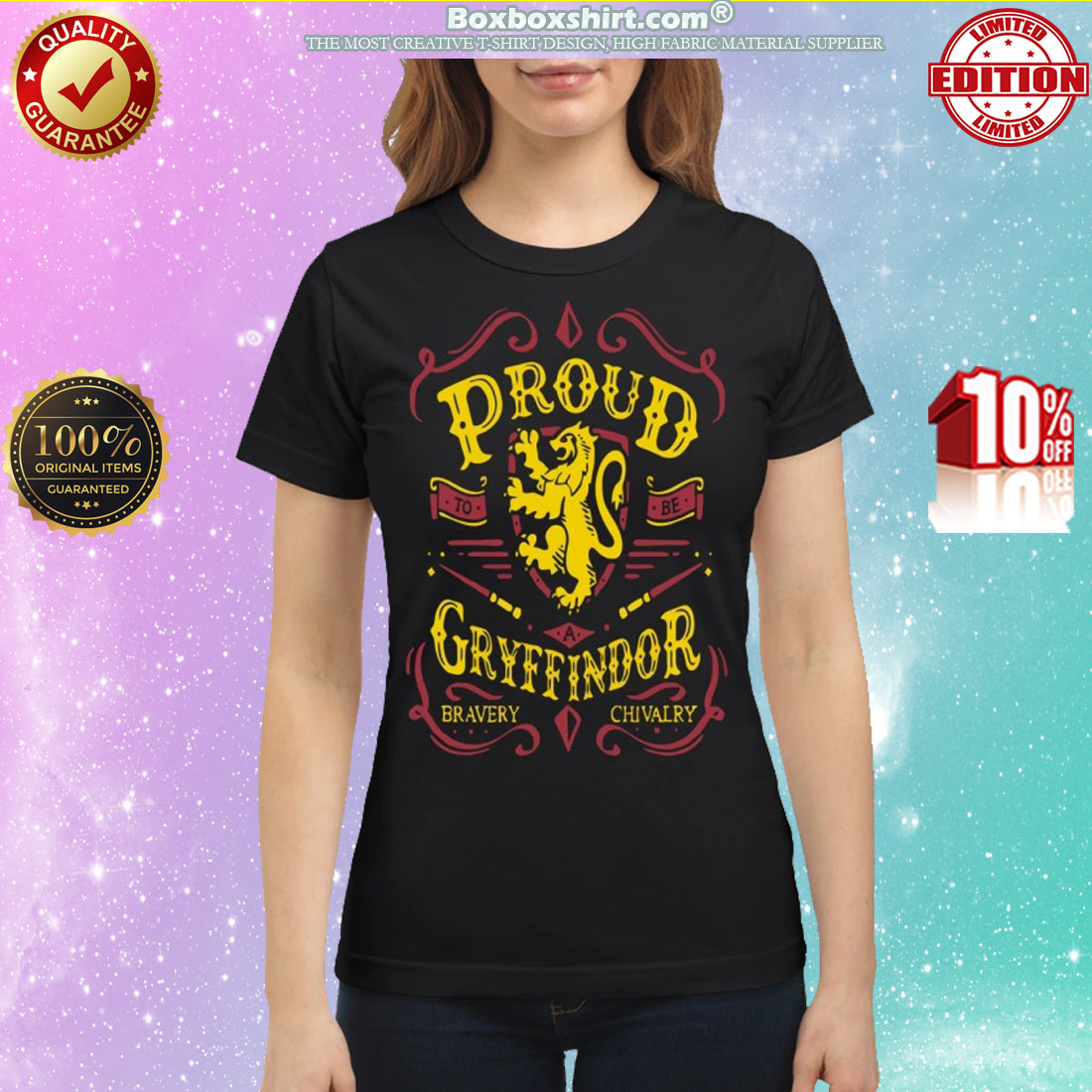 Proud to be a Gryffindor bravery chivalry classic shirt