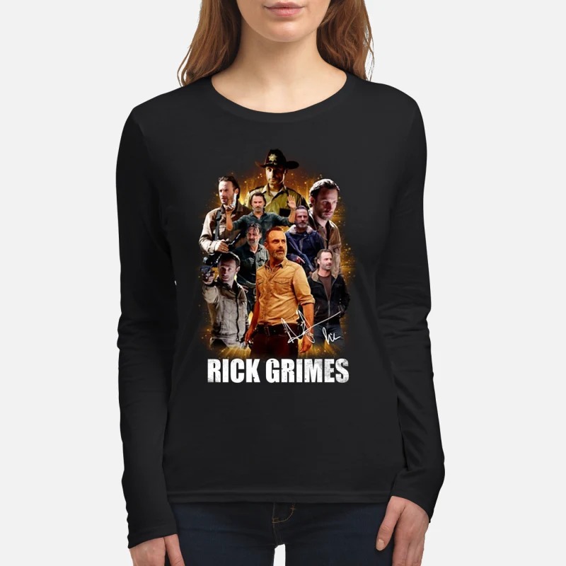 Rick Grimes walking dead women's long sleeved shirt