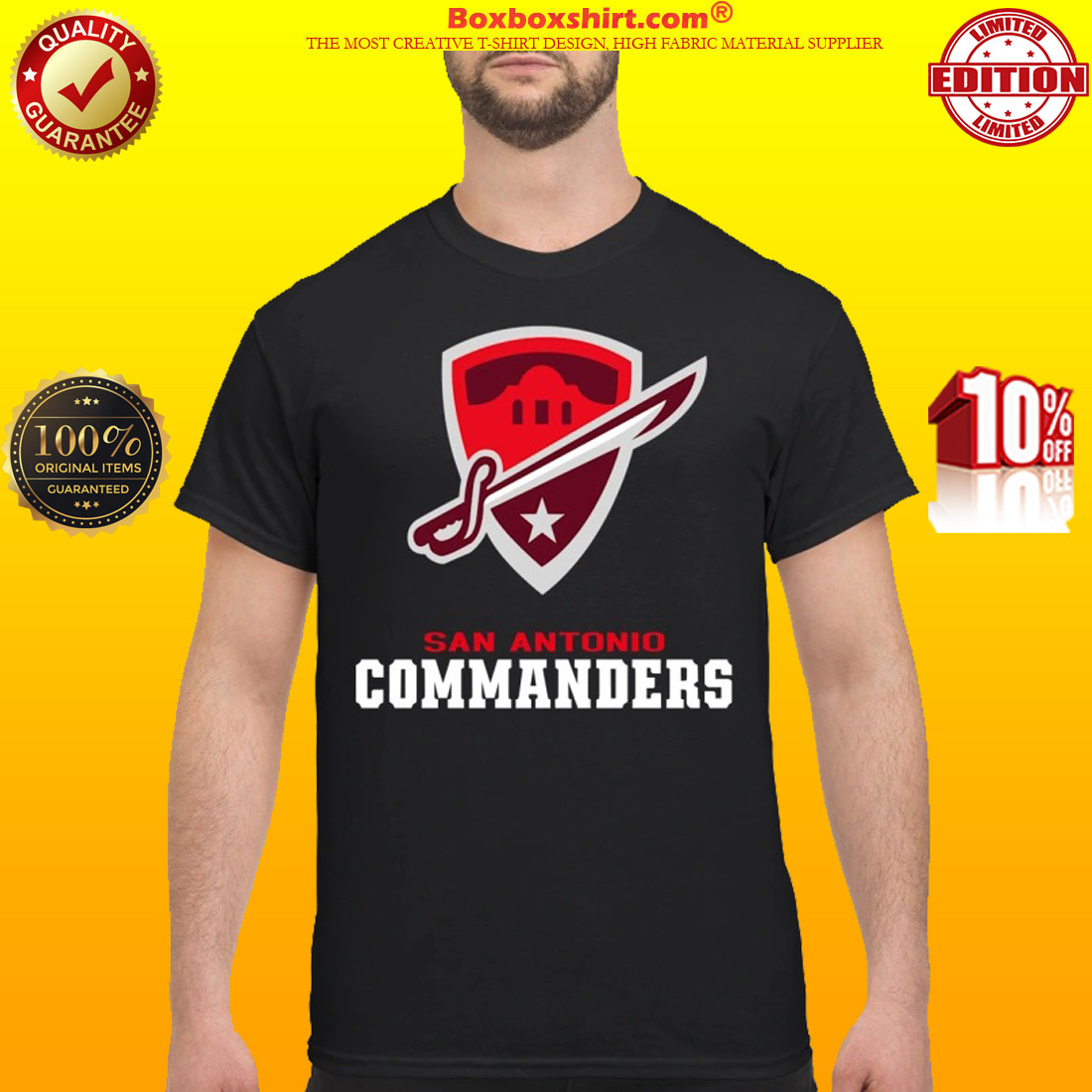San Antonio commanders shirt