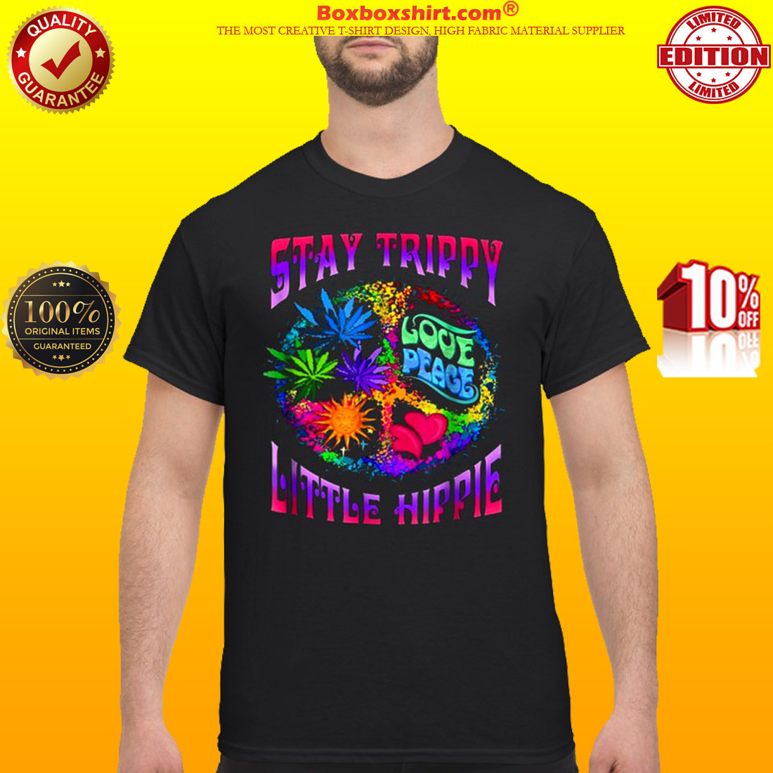 Stay trippy little hippie classic shirt