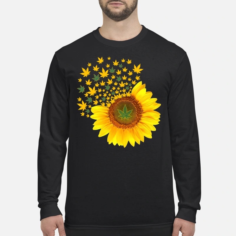 Sunflower weed men's long sleeved shirt