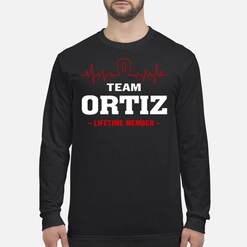 Team Ortiz lifetime member men's long sleeved shirt