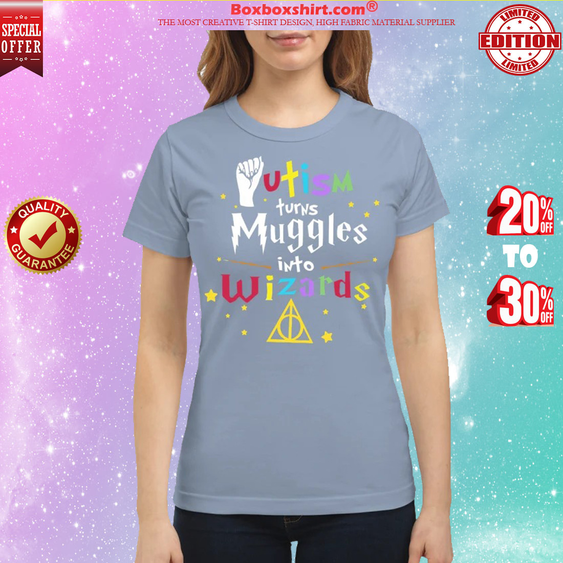Autism turns muggles into wizards classic shirt