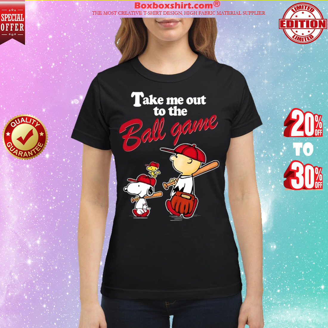 Charlie and Snoopy take me out to the ball game shirt