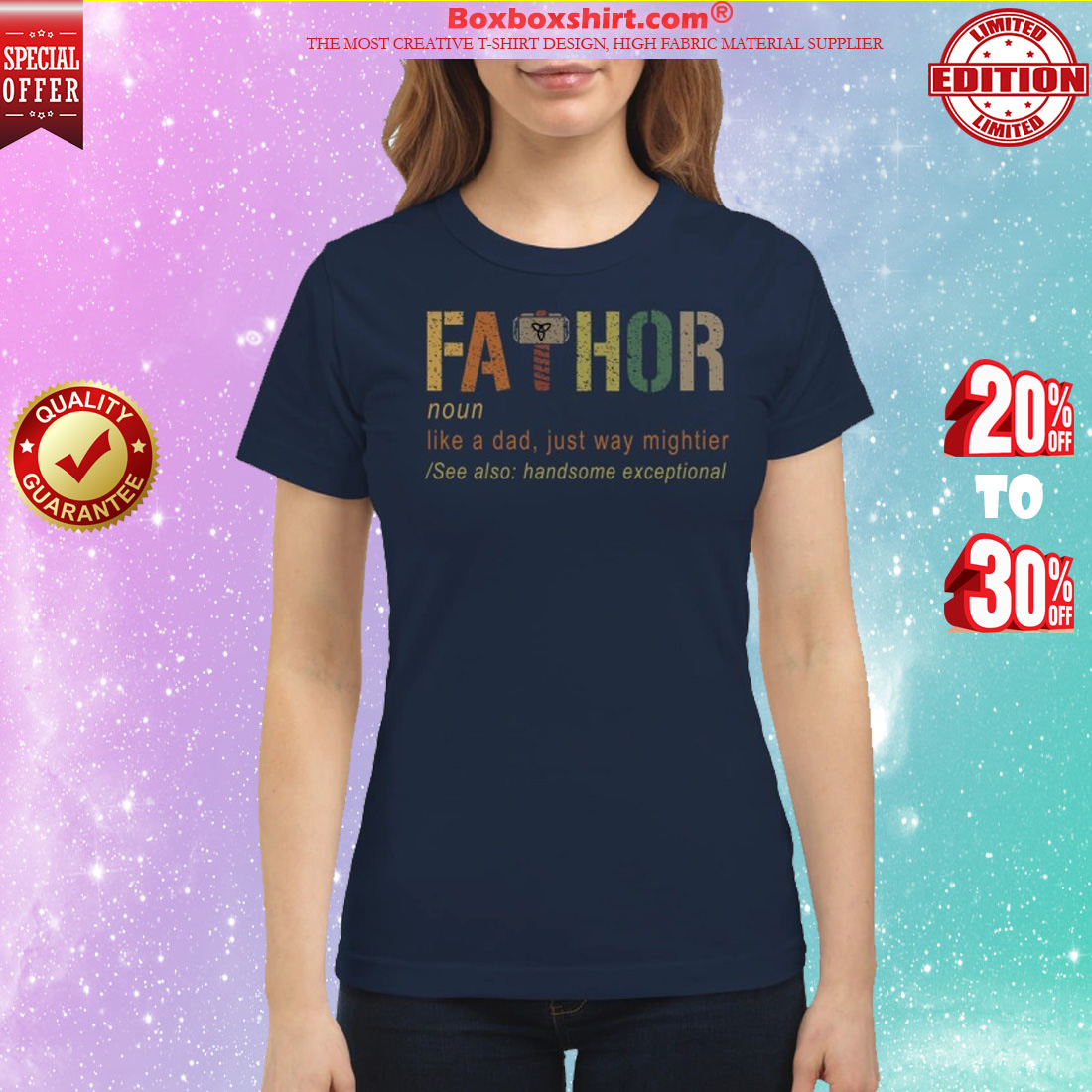 Fathor defination like a dad mightier classic shirt