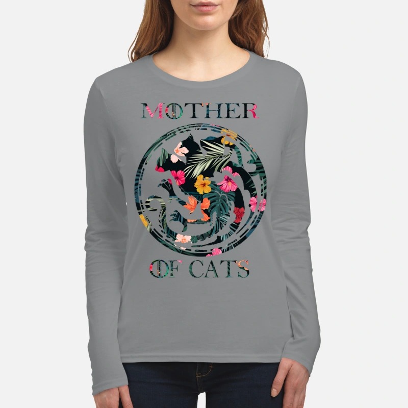 Game of Thrones mother of cats women's long sleeved shirt