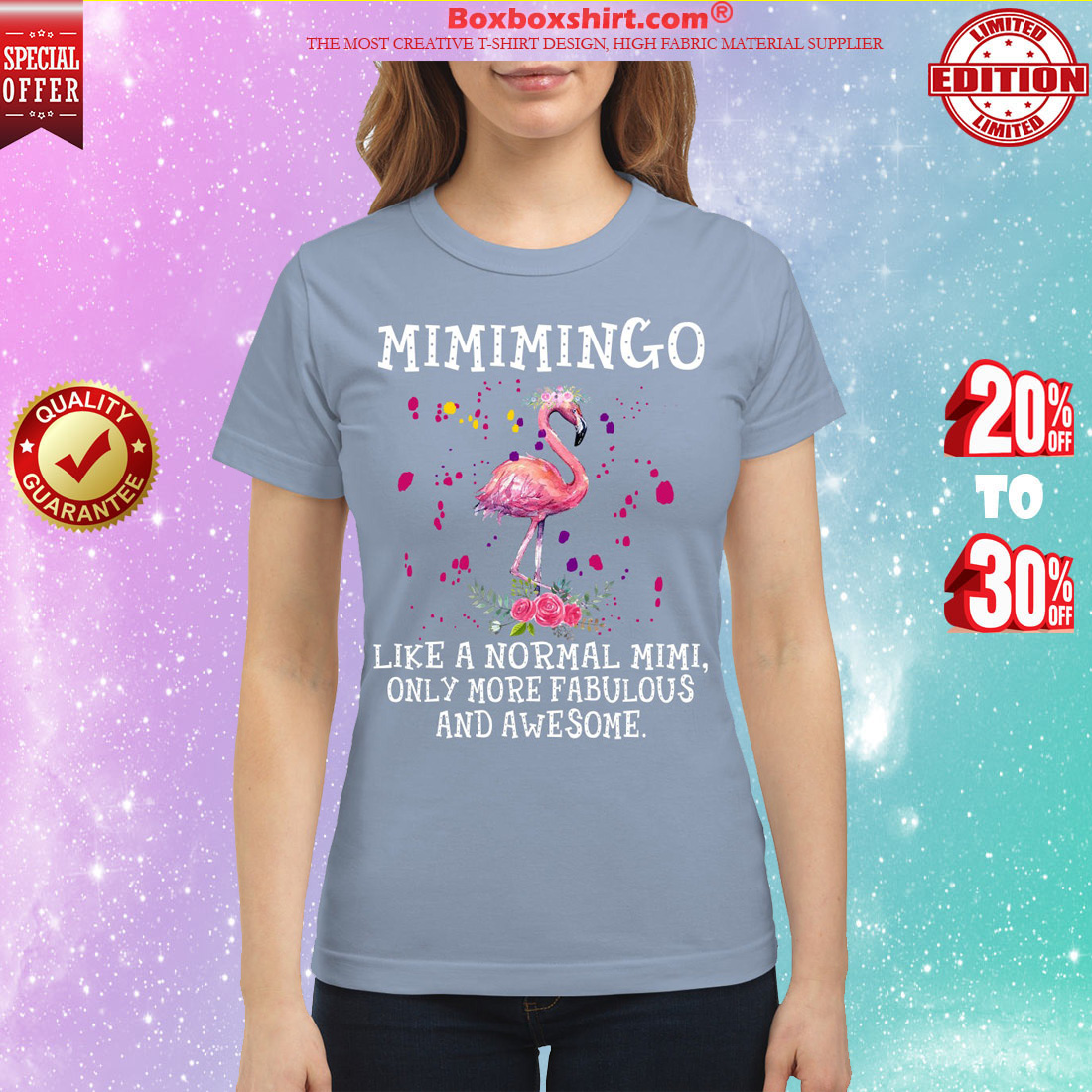 Mimingo like a normal mimi only more fabulous and awesome classic shirt