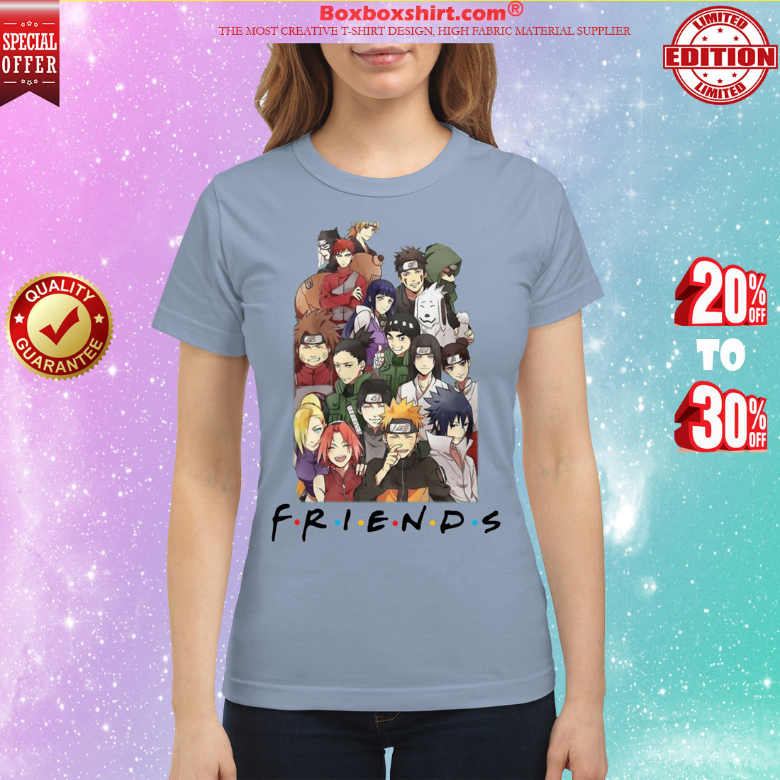 Naruto movie friends classic shirt