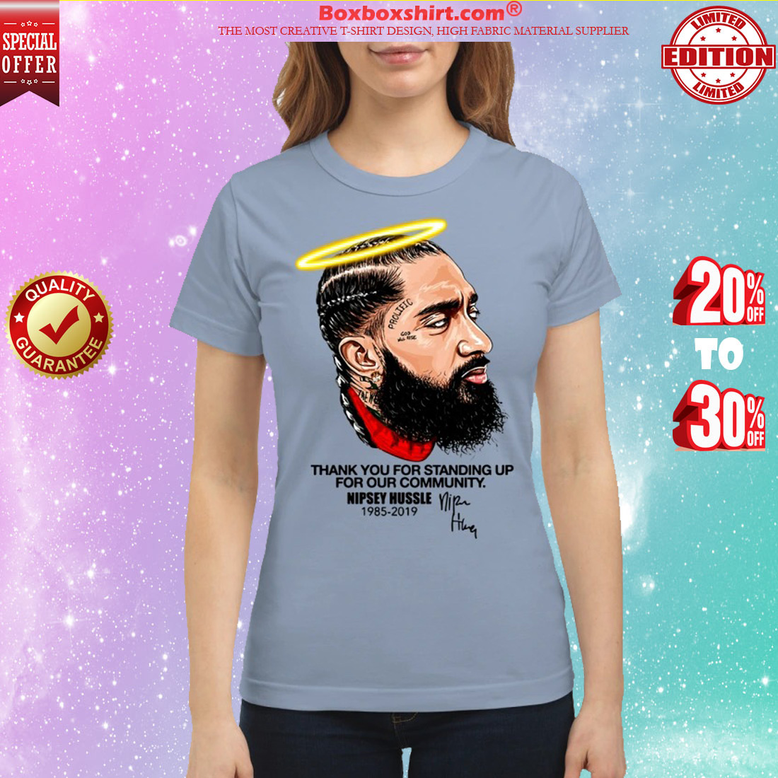Nipsey Hussle Thank you for standing up for your community classic shirt