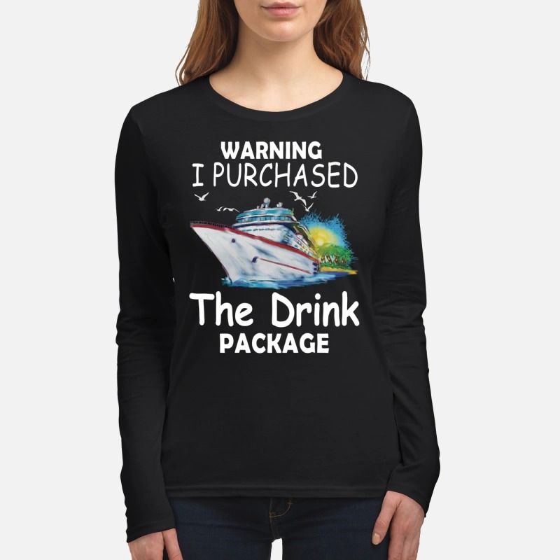 Ship Warning I purchase the green package women's long sleeved shirt