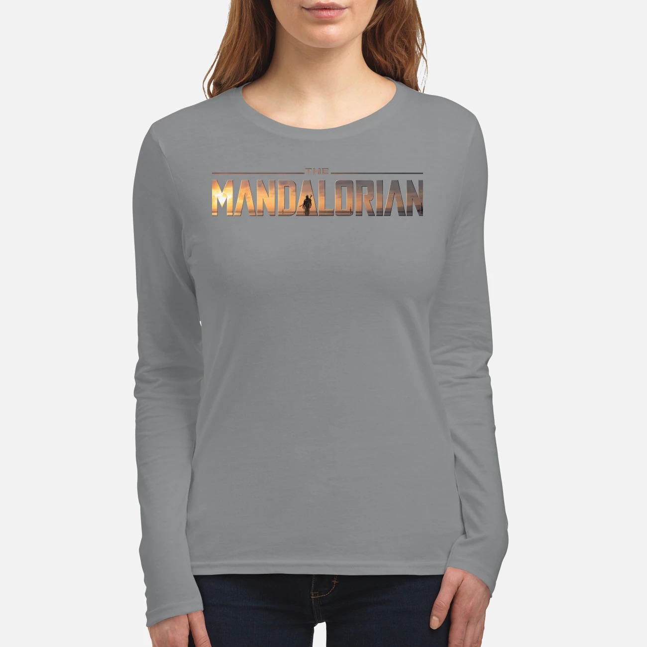 The mandalorian star wars women's long sleeved shirt