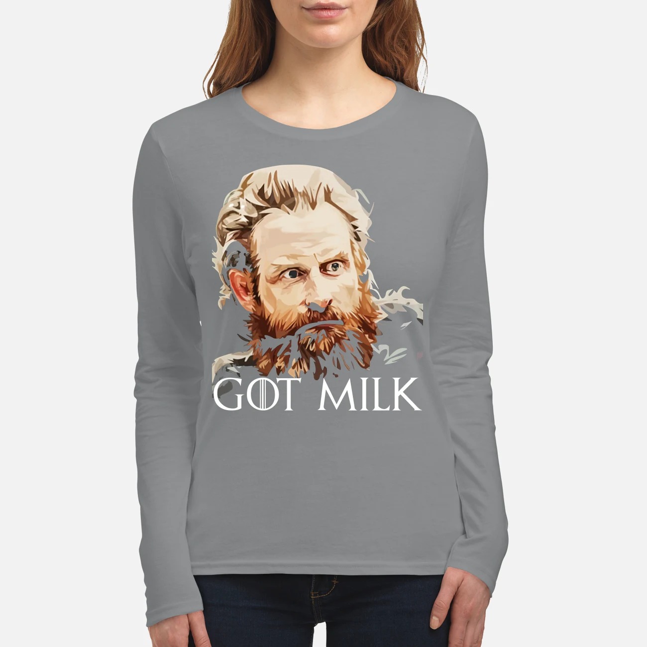 Tormund Giantsbane got milk women's long sleeved shirt