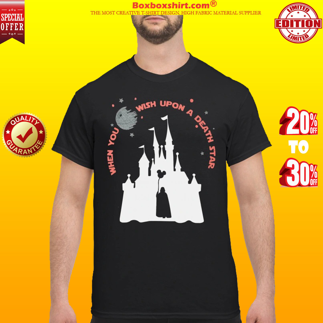 When you wish upon a death star classic shirt