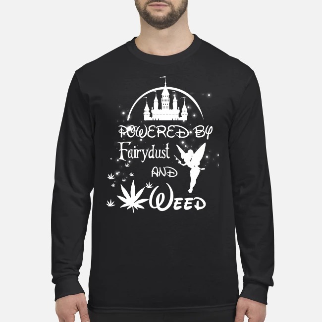 Disney Powered by Fairydust and weed men's long sleeved shirt