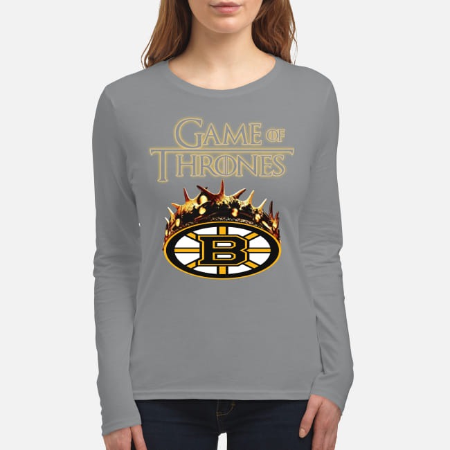 Game of Thrones Boston bruins women's long sleeved shirt