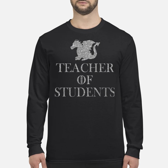 Game of Thrones teacher of students men's long sleeved shirt