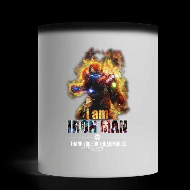 I'm Iron man thank for the memories signatures mug