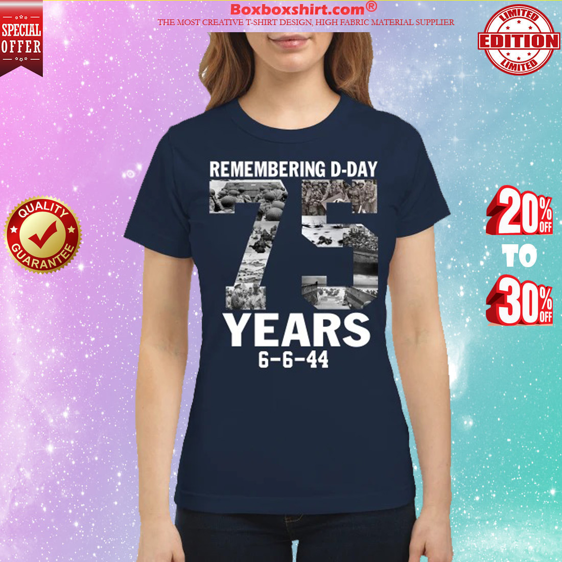Remember d day 75 years classic shirt