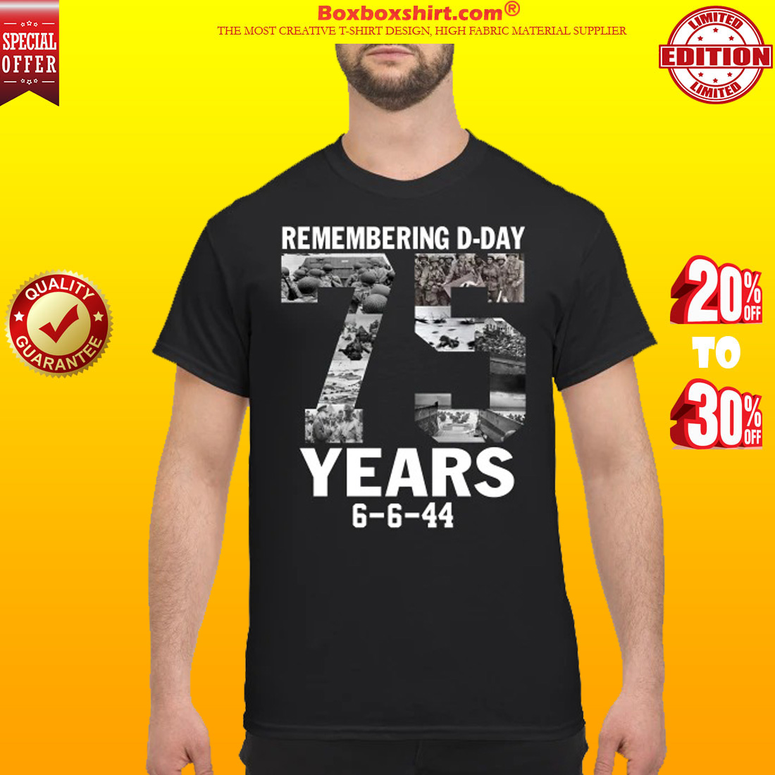 Remember d day 75 years shirt