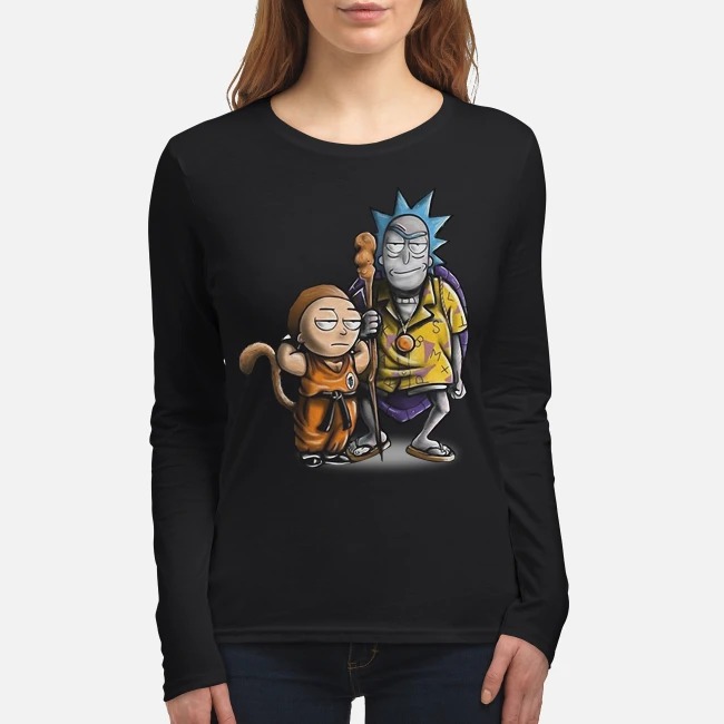 Rick and Morty dragon ball women's long sleeved shirt