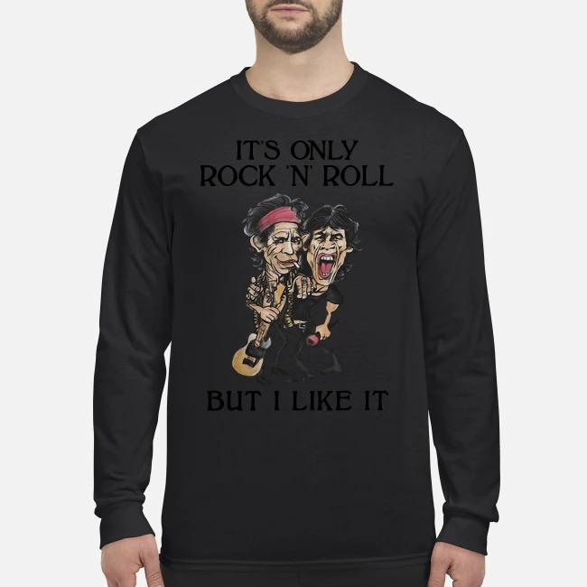 The Rolling Stones It's only rock and roll but I like it men's long sleeved shirt
